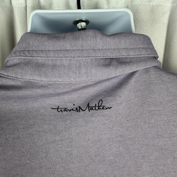 Travis Mathew Mens Polo Shirt Size XL Gray Cotton/Polyester Blend - Picture 8 of 9